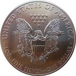 coin american eagle back